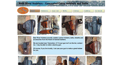 Desktop Screenshot of bearriverholsters.com